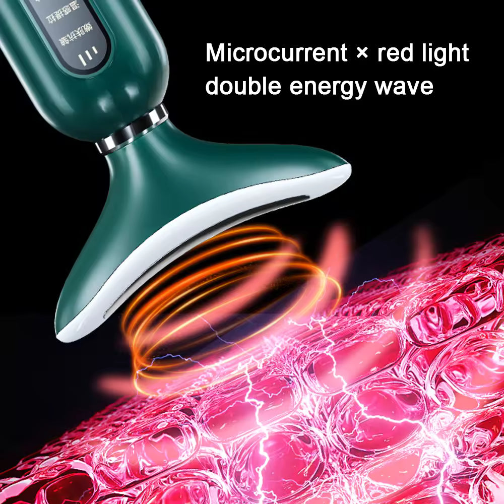 At-home anti-aging skincare LED photon therapy device.