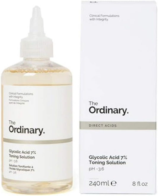 Bottle of Glycolic Acid Original serum for skin exfoliation and brightening.