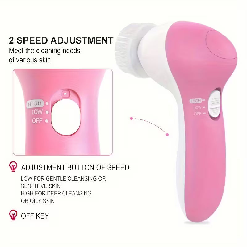 Multifunctional Facial Cleansing Brush – Deep Cleaning & Exfoliating Skin Care Tool فرشاة تنظيف الوجه الكهربائية متعددة الوظائف – تنظيف عميق ومقشر للبشرة في الإمارات