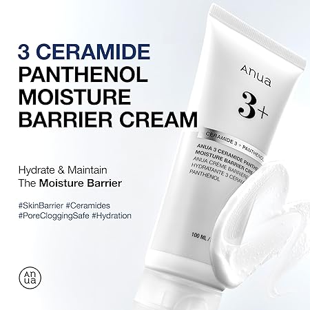 Anua Rice + Ceramide & Panthenol Moisture Cream (Original) – Hydrating Skin Barrier Repair Cream