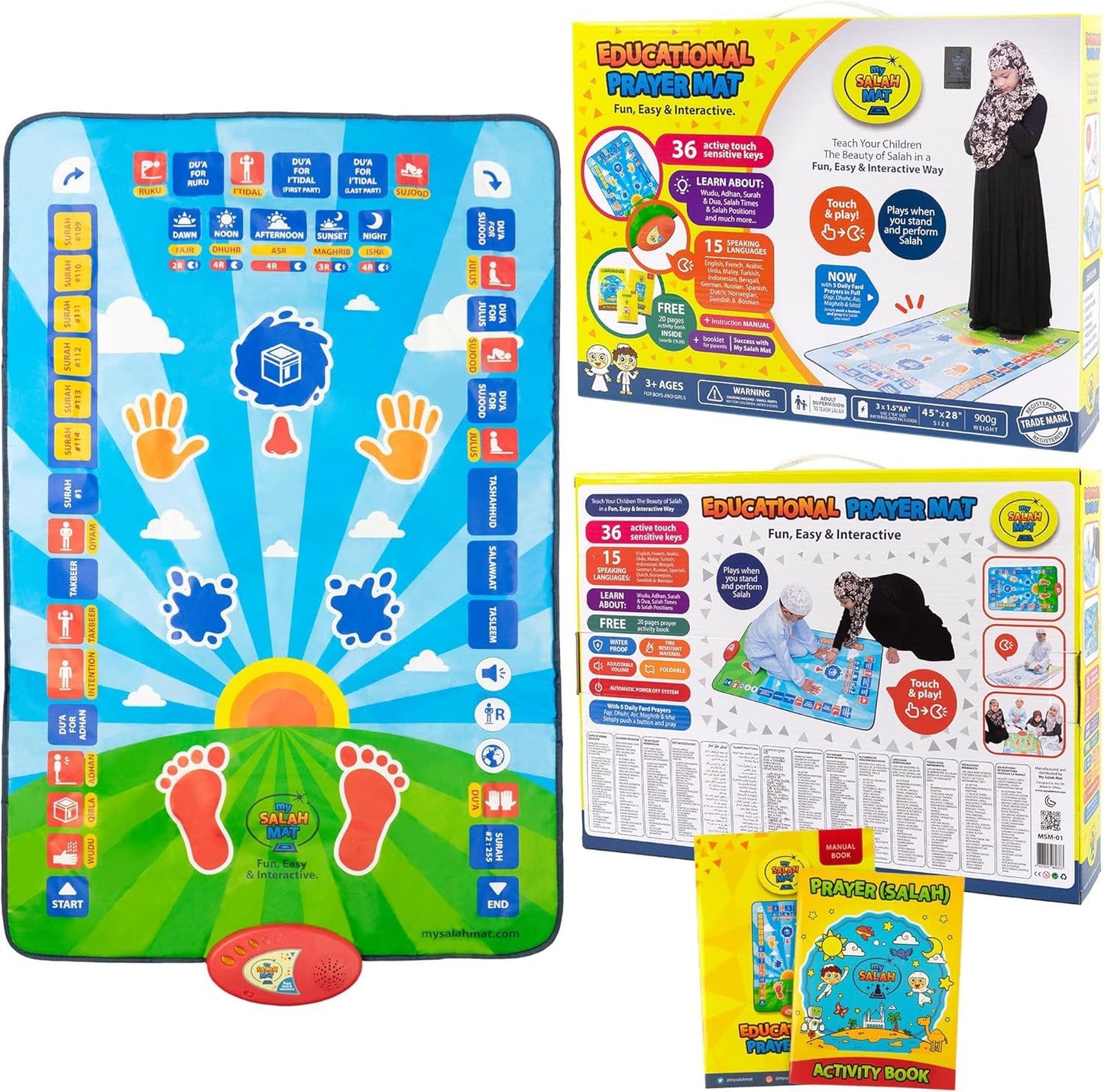Kids Prayer Mat / Islamic Mat for Children Education