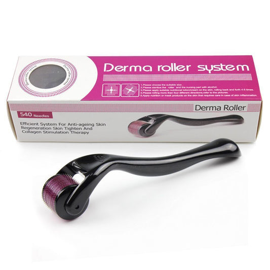“Derma Roller System with 0.25mm microneedles for skincare”