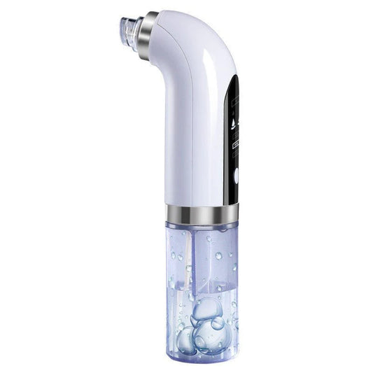 "Blackhead remover with interchangeable heads for exfoliation"