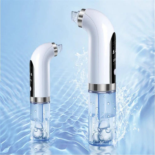 "Pore vacuum cleaner device for removing blackheads and whiteheads"