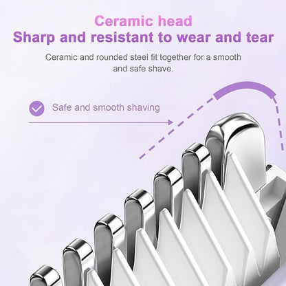 Double Head Electric Shaver – Precision Wet & Dry Grooming for Women | Rechargeable Beard & Face Trimmer UAE | TheShopCore