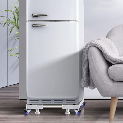 Adjustable base stand for fridge and appliances