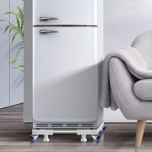 Adjustable base stand for fridge and appliances